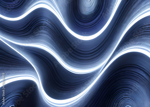 Colorful flowing spiral liquid waves background wallpaper mixed gradient color abstract high definition and high definition Generative AI