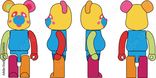bear brick constructor figurines