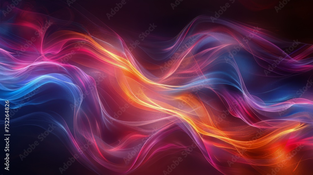 Blurry Colorful Wave of Light Blurry Colorful Wave of Light