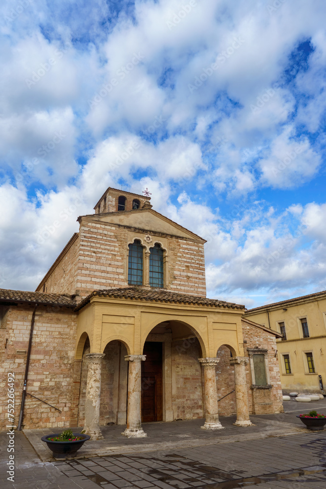 Santa Maria Infraportas church in Foligno, Perugia, Italy