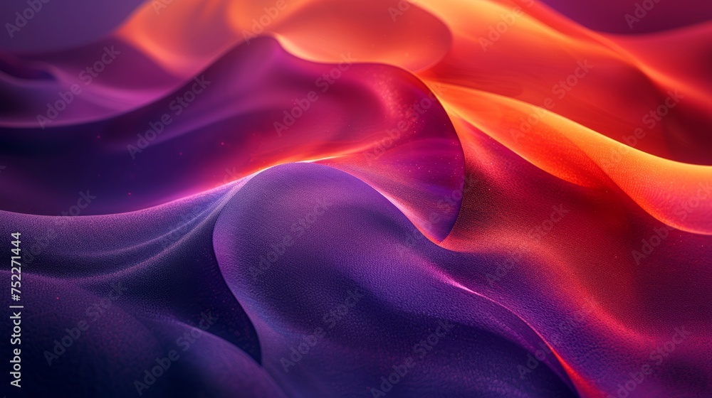 Fototapeta premium Colorful Abstract Background With Waves and Stars