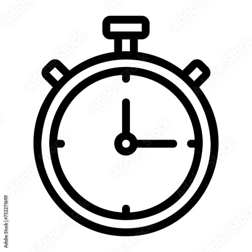 chronometer line icon