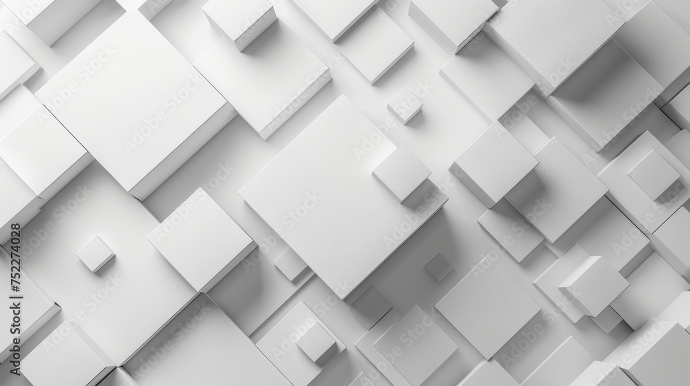 square on white background square on white background