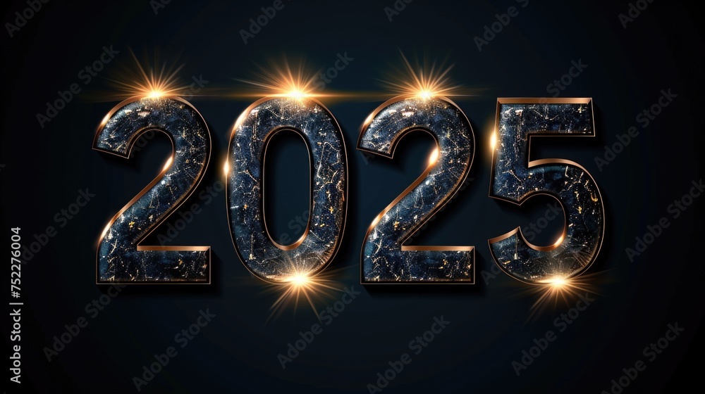 2025 year text modern lettering, trendy design 2025 year text modern lettering, trendy design