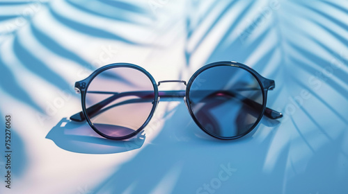 sunglasses on white background