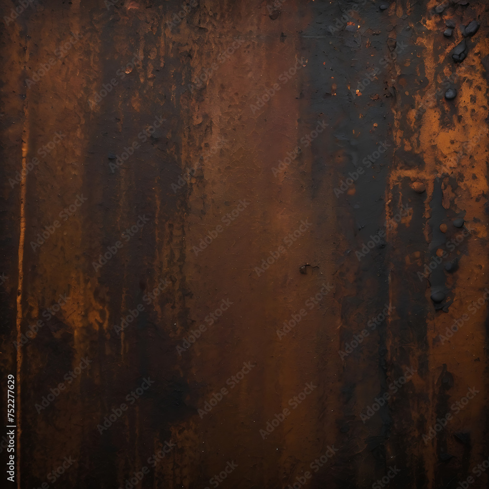 rusted metal texture, rust and oxidized metal background. Old metal iron panel.