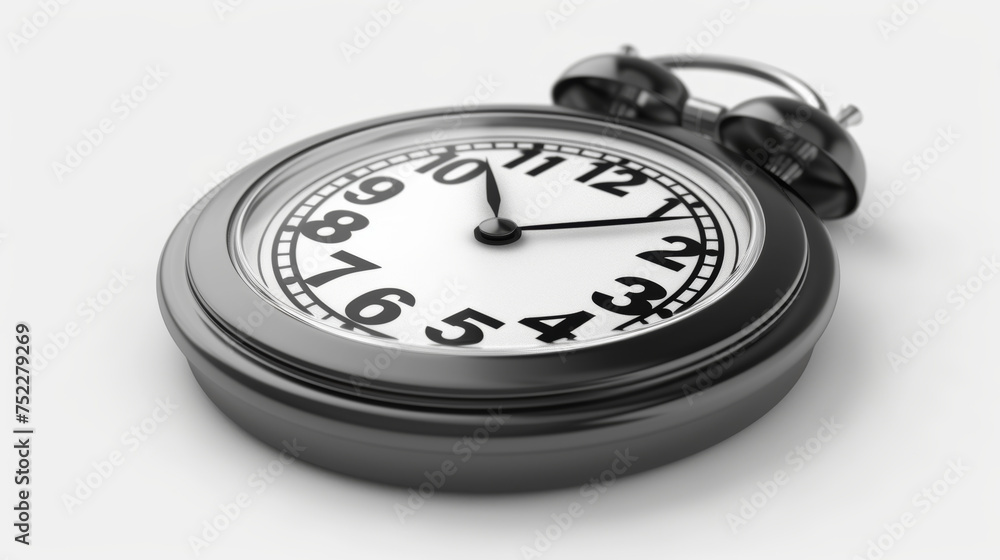 timer on white background timer on white background