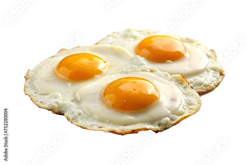 fried egg on a transparent background