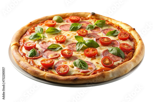 pizza on a transparent background