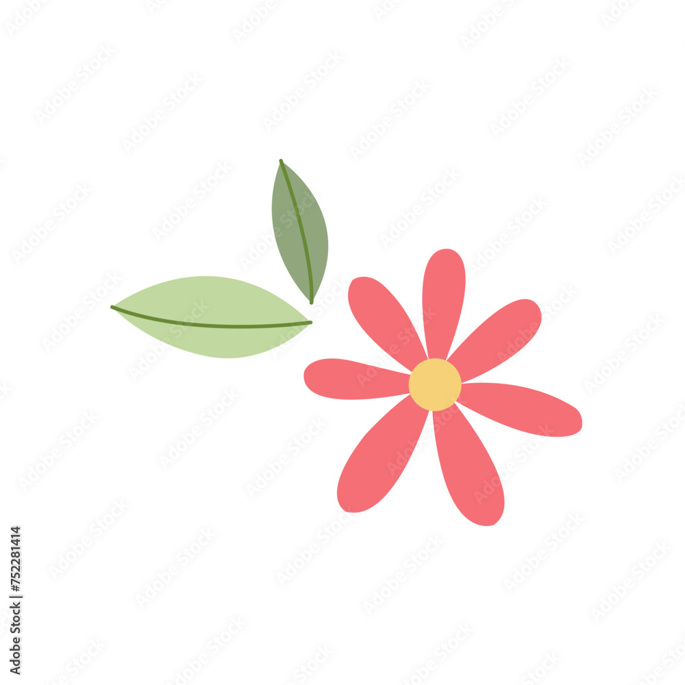 hand drawn cute spring flower hand drawn cute spring flower