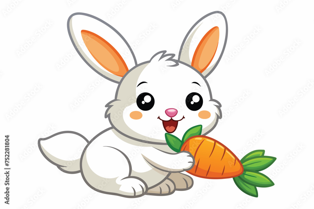 Baby Rabbit Illustration Design Baby Rabbit Illustration Design
