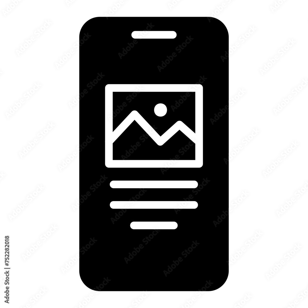 mobile glyph icon mobile glyph icon