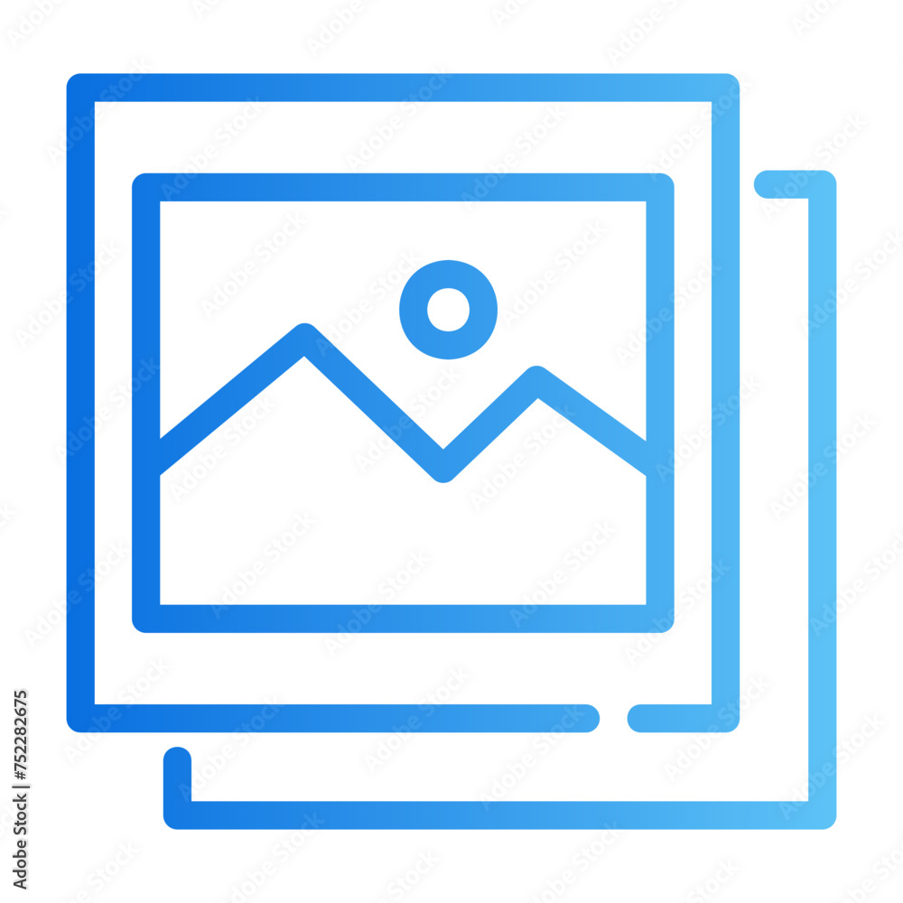 image gradient icon image gradient icon