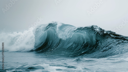 wave on white background