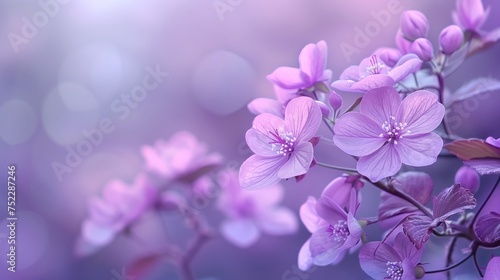 purple floral background. Nature background Wallpaper. Spring background texture. Cover photo. Nature wallpaper. Blooming flower.   © AnyPic289