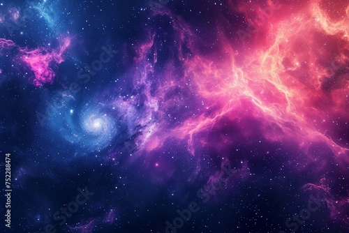 Wallpaper Mural Colorful galaxy Torontodigital.ca