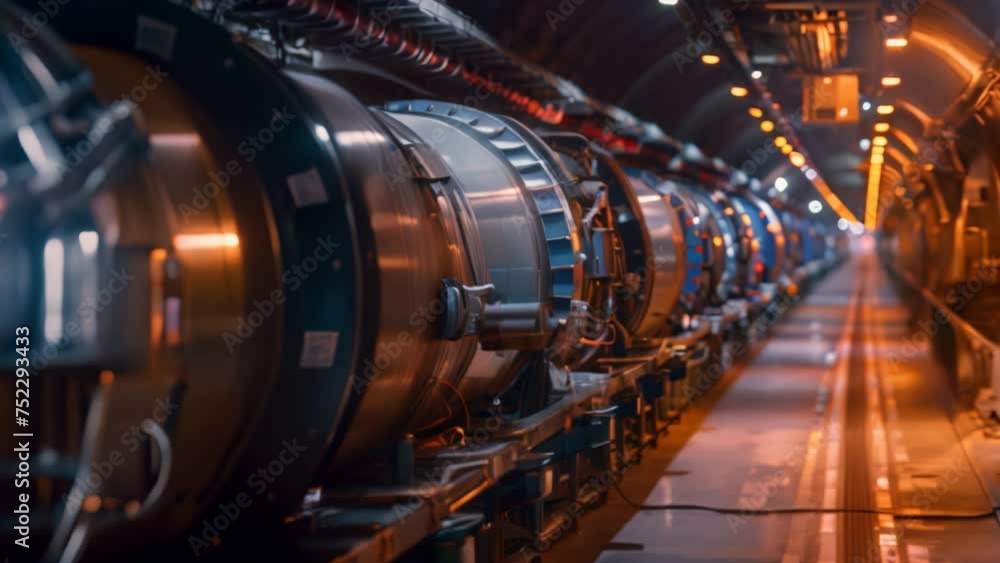 Hadron Collider is an accelerator that accelerates high-energy particles to the speed of light using electromagnetic fields Hadron Collider is an accelerator that accelerates high-energy particles to the speed of light using electromagnetic fields