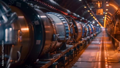 Hadron Collider is an accelerator that accelerates high-energy particles to the speed of light using electromagnetic fields