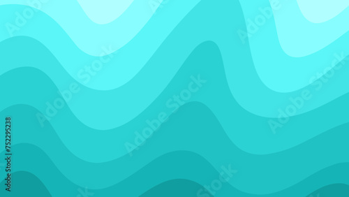 abstract gradient blue wave background