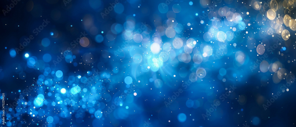 A blue background with many small blue circles A blue background with many small blue circles