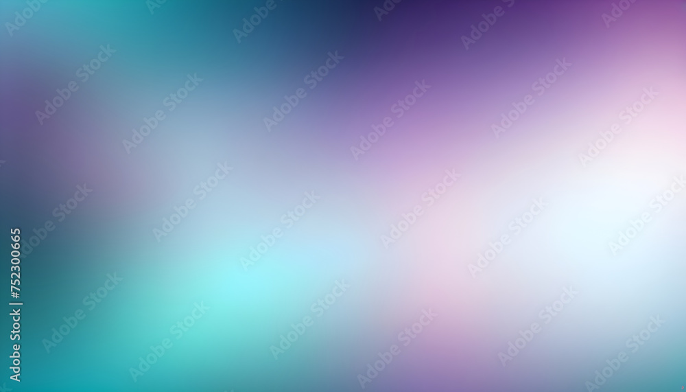 Abstract Blurred purple blue teal background. Soft light gradient backdrop with place for text. Vector illustration for your graphic design, banner, poster or website