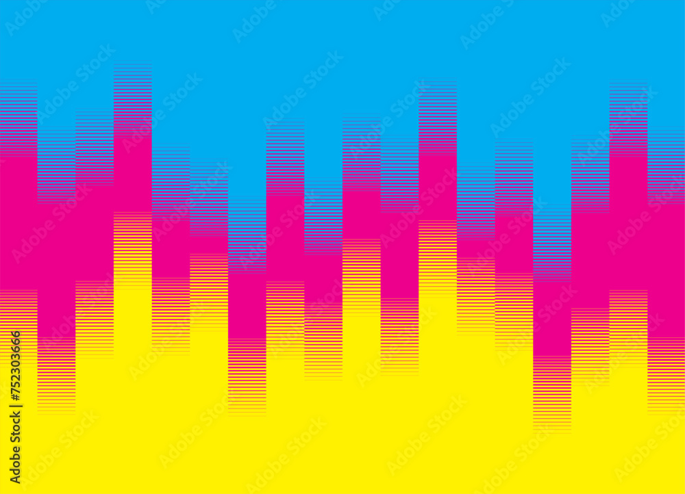 Bright yellow-blue purple pattern of striped columns. Modern color background with thin lines
Bright yellow-blue purple pattern of striped columns. Modern color background with thin lines
