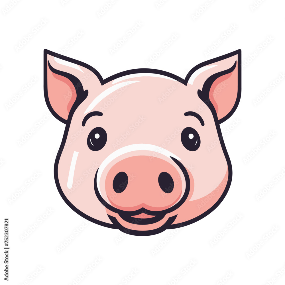 pig head logo with good quality and design pig head logo with good quality and design
