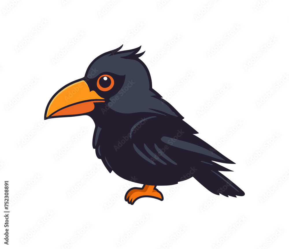 Obraz premium cute crow with good quality and design