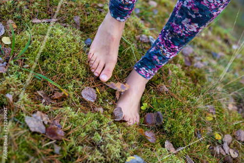 Stepping in the nature