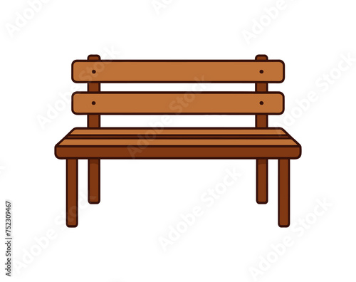 wood bench with good quality and design