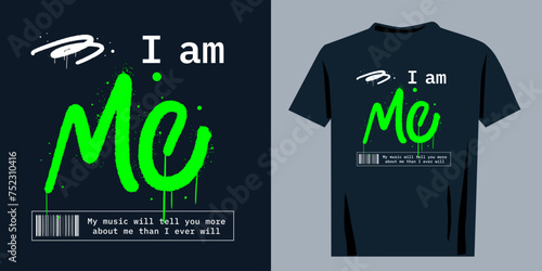 Retro urban style grunge drawing with cool slogan text. Graffiti tagging of MC. Vector illustration design for fashion graphics, t shirt prints. Nostalgia for 1980s and 1990s - Vector artwork.