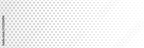 Blended black line star on white for pattern and background, Abstract geometric texture collection design. 