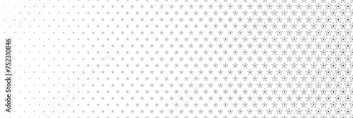 Blended  black line star on white for pattern and background,  Abstract geometric texture collection design. 