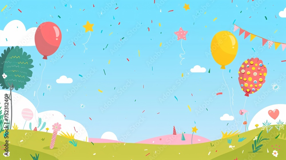 Magnificent and nice Happy Birthday Background Illustrations: Celebrate in Style with Festive and Colorful Party Designs Generative Ai
