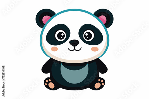 Cute Panda Vector Illustration Design