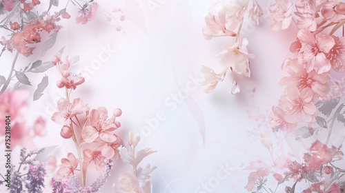 Pink Froral Backdrop