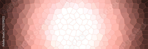 Glossy pink colorful backdrop, glass stained surface illustration, space for text
