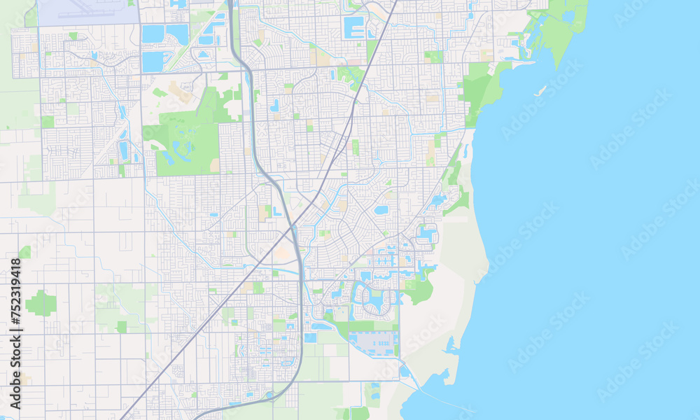Cutler Bay Florida Map, Detailed Map of Cutler Bay Florida