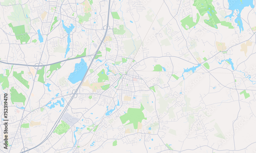 Attleboro Massachusetts Map, Detailed Map of Attleboro Massachusetts