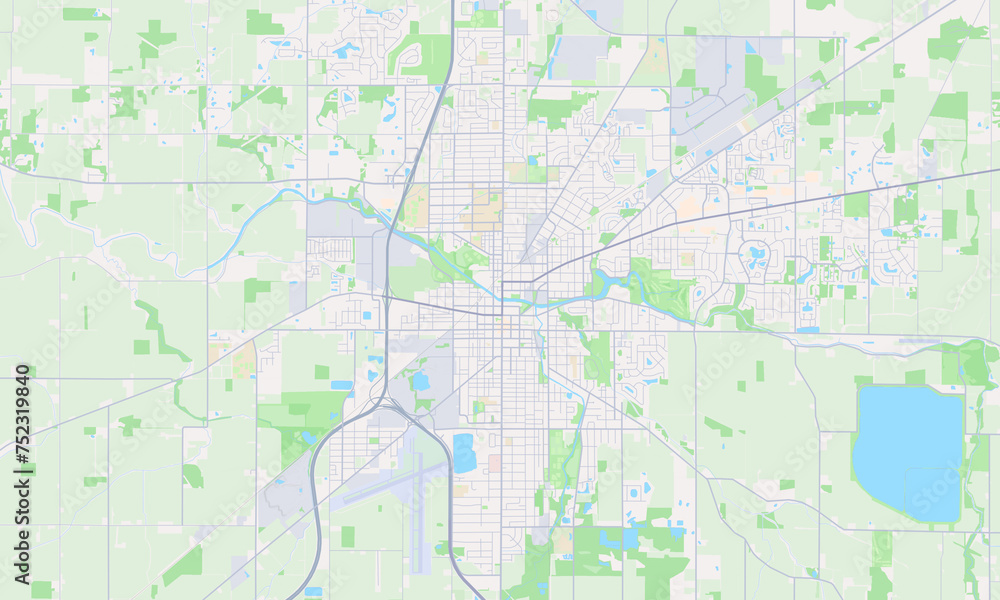 Findlay Ohio Map, Detailed Map of Findlay Ohio