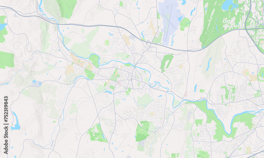 Westfield Massachusetts Map, Detailed Map of Westfield Massachusetts