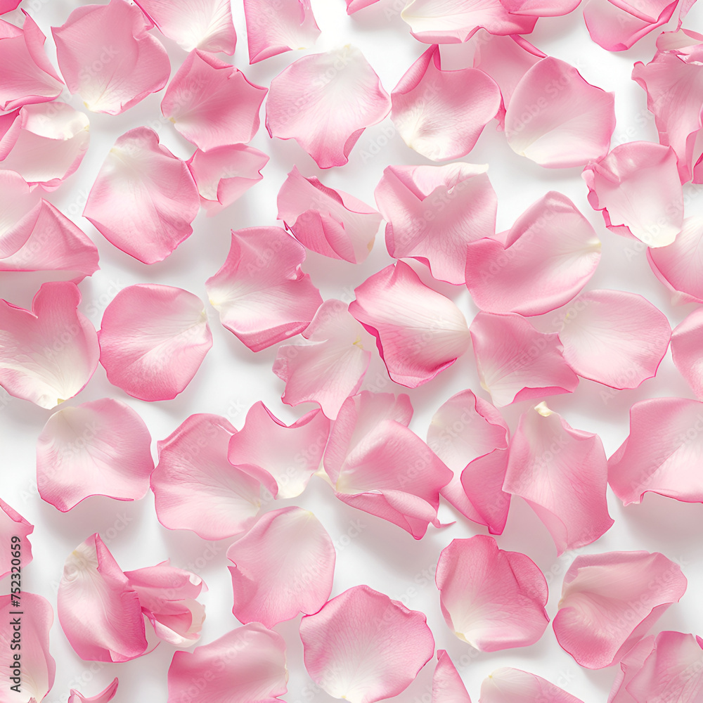 Backgrounds of petal pink roses closeup