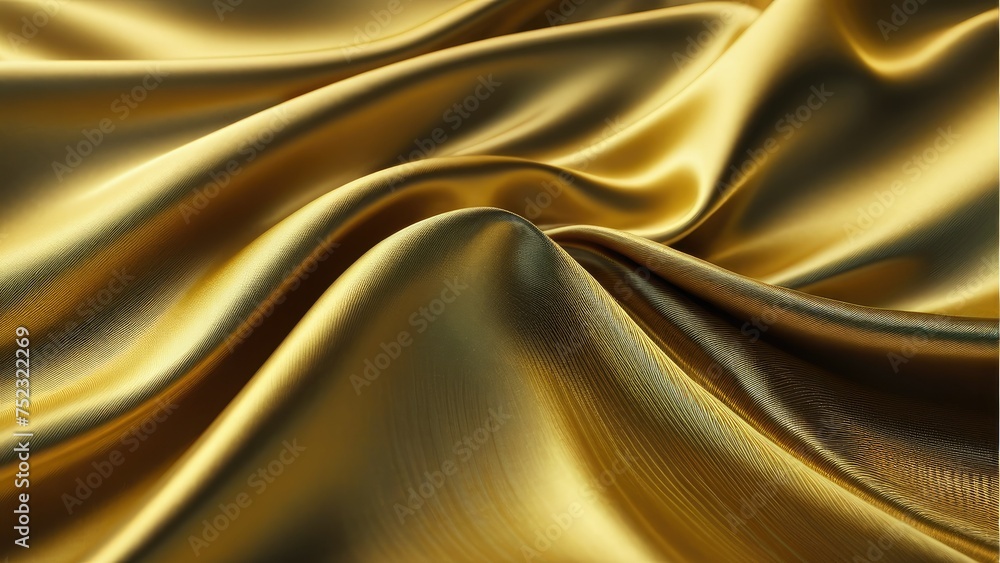 Abstract gold, 3D effect, shimmering aurora over silk texture, business technology theme in background, digital render, ultra fine, volumetric lighting Abstract gold, 3D effect, shimmering aurora over silk texture, business technology theme in background, digital render, ultra fine, volumetric lighting