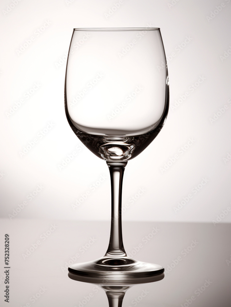wine glass on isolated subject, white background сreated with Generative Ai wine glass on isolated subject, white background сreated with Generative Ai