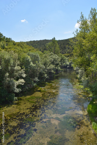 View from the Balecki bridge over the Cetina river