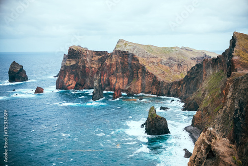 Madeira Island Scenery, Atlantic Coast of Ponta de São Lourenço