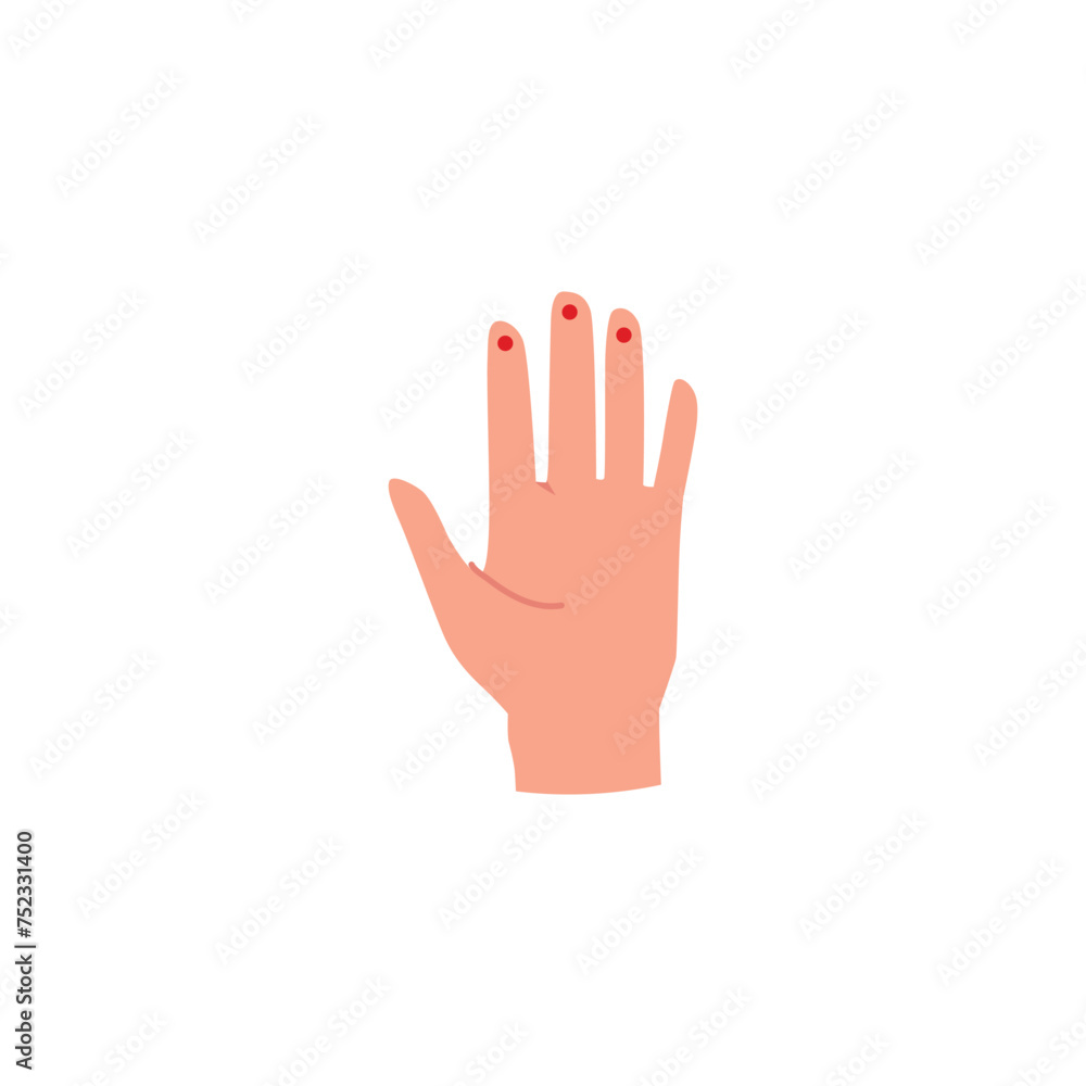 Breast self-examination guide vector illustration Breast self-examination guide vector illustration