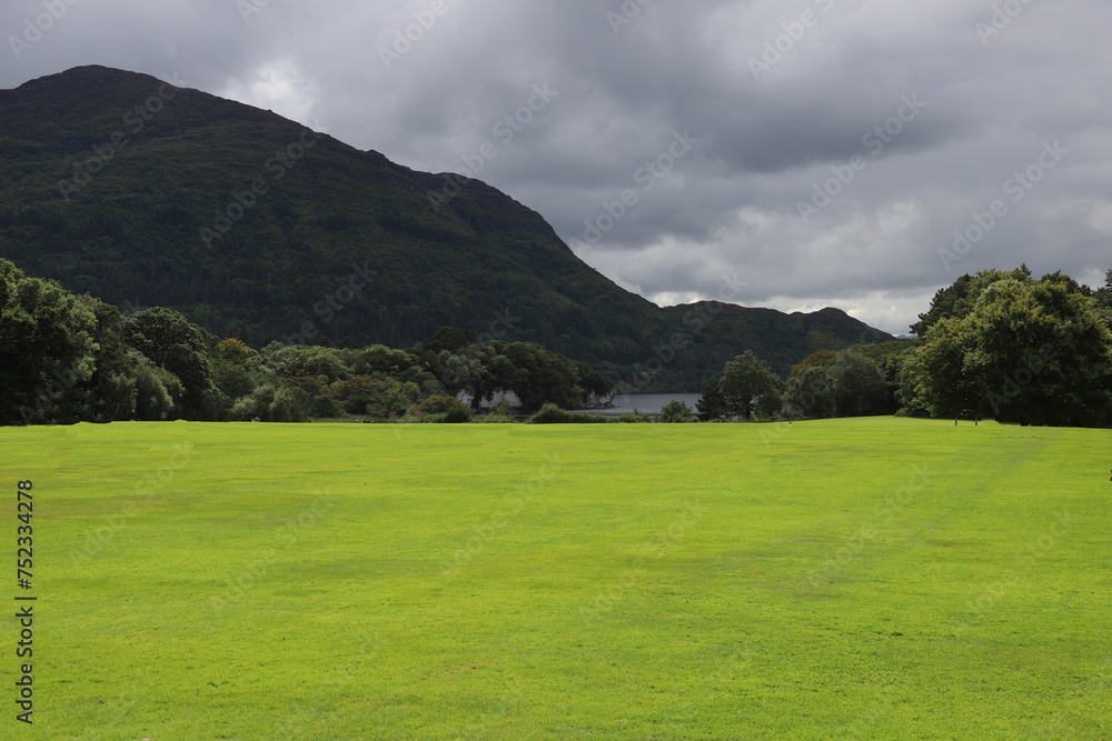 Muckross Garden and Muckross Lake in the Killarney National Park, County Kerry, Ireland Muckross Garden and Muckross Lake in the Killarney National Park, County Kerry, Ireland