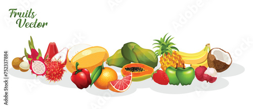 Fruit juice vector design 