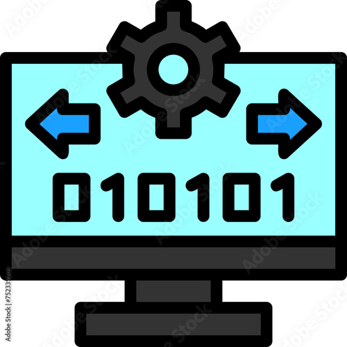 Byte Flow Icon